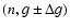 $(n,g\pm \Delta g)$