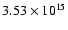 $3.53\times 10^{15}$