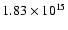 $1.83\times 10^{15}$