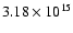 $3.18\times 10^{15}$