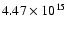 $4.47\times 10^{15}$
