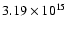 $3.19\times 10^{15}$