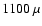 $1100~\mu$