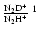 $\rm\frac{N_2D^+}{N_2H^+}~^1$