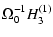 $\displaystyle \Omega_0^{-1} H_3^{(1)}$