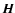 $\vec H$