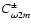 $C^\pm_{\omega 2m}$