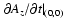 $\left.{\partial A_z} / {\partial t}\right\vert _{(0,0)}$