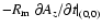 $ - R_{\rm m} \left.{\partial A_z} / {\partial t}\right\vert _{(0,0)}$