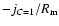 $- j_{C=1} / R_{\rm m}$