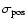 $\sigma_{\rm pos}$