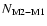 ${N_{\rm M2-M1}}$