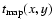 $t_{\rm
map}(x,y)$
