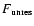 $F_{\rm {unres}}$