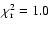 $\chi_{\rm {r}}^2=1.0$