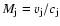$M_{\rm j}=v_{\rm j}/c_{\rm j}$