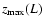 $z_{\rm max}(L)$