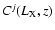 $C^j(L_{\rm X},z)$