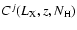$C^j(L_{\rm X},z,N_{\rm H})$
