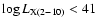 $\log L_{{\rm X}(2-10)} < 41$