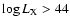 $\log L_{\rm X}>44$