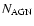 $N_{\rm AGN}$