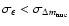 $\sigma_{\epsilon} < \sigma_{\Delta m_{\rm true}}$