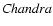 ${\it Chandra}$