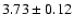 $3.73 \pm 0.12$