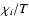 $\chi_{i}/T$