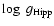$\log~{g}_{\rm Hipp}$