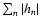 $\sum _n \vert h_n\vert$