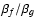 $\beta_f/\beta_g$