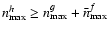 $n_{\rm max}^h \geq n_{\rm max}^g + \bar{n}_{\rm max}^f$