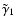 $\tilde{\gamma}_1$