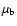 $\mu_{\rm b}$
