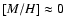 $[M/H]\approx 0$