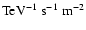 ${\rm TeV^{-1}~s^{-1}~m^{-2}}$