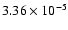 $3.36\times10^{-5}$