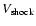 $V_{\rm shock}$