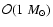 ${\mathcal O}(1~{M}_\odot)$