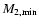 $M_{\rm 2,min}$
