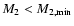 $M_2 < M_{\rm 2,min}$