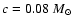 $c=0.08 ~{M}_\odot$