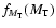 $f_{M_{\rm T}}(M_{\rm T})$