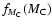 $f_{M_{\rm C}}(M_{\rm C})$