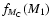 $f_{M_{\rm C}}(M_1)$