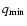 $q_{\rm min}$