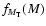 $f_{M_{\rm T}}(M)$