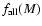 $f_{\rm all}(M)$